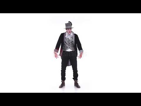 Men's Dark Mad Hatter Halloween Costume Product Video