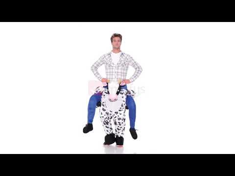 Adult's Cow Piggy Pack Novelty Costume Product Video