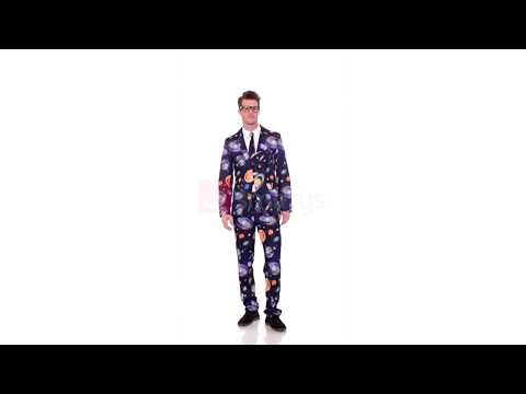 Smiffys Men's Space and Planet Stand Out Costume Suit Video