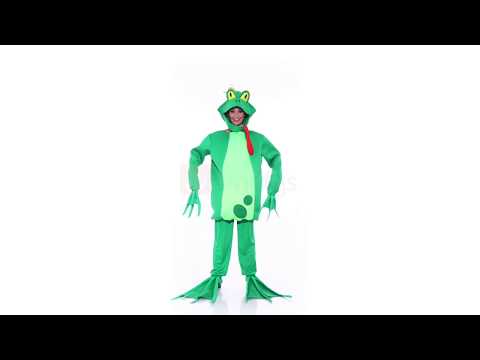 Storybook Fairy Tale Green Frog Prince Book Week Costume Product Video