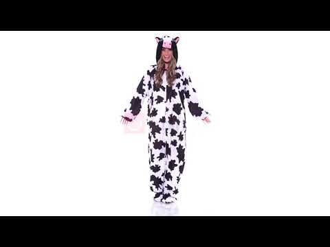 Adults Book Week Black and White Cow Costume Product Video