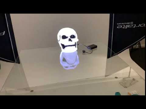 Strobing Light Up Skull Decoration Product Video