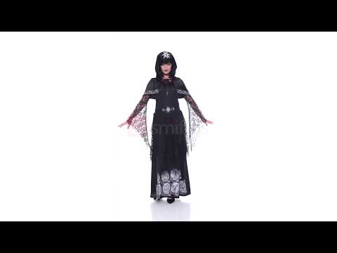 Women's Black Magic Mistress Pagan Costume Product Video