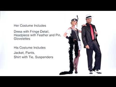 Men's 1920s Mob Boss Gangster Costume Product Video