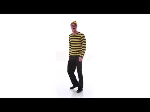Odlaw Where's Wally Fancy Dress Book Week Costume For Adult's Product Video