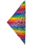Image Of Rainbow Pride Paisley Bandanna Costume Accessory