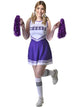 Image of Charming Purple Teen Girl's Cheerleader Costume - Main Image