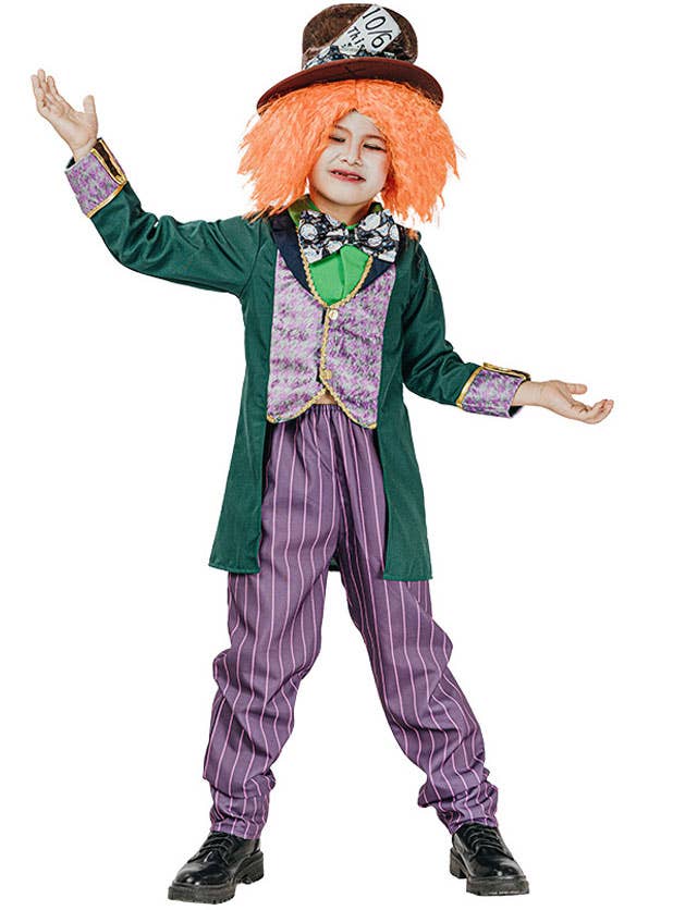 Image of Wonderland Mad Hatter Boys Dress Up Costume