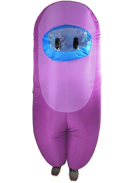 Image of Inflatable Adult's Purple SUS Crewmate Killer Costume