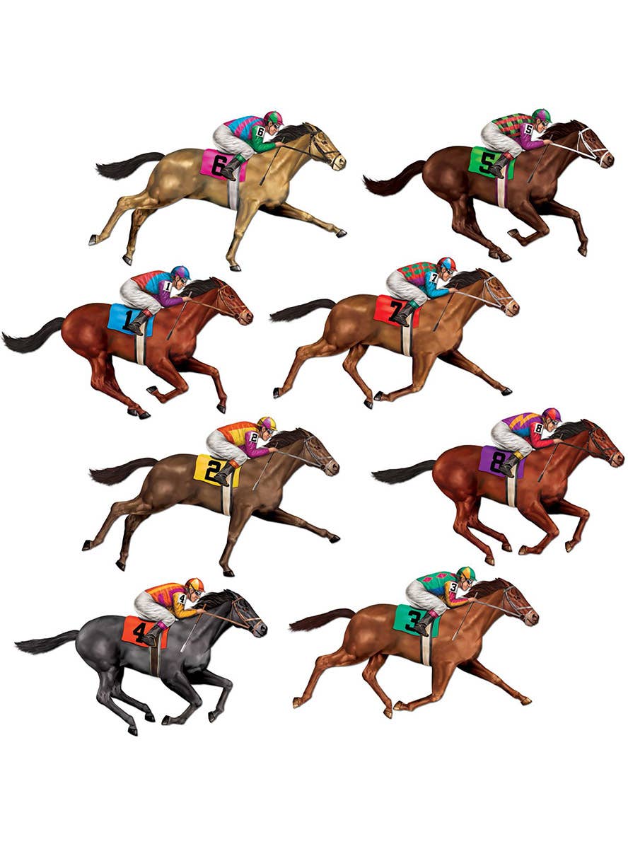 Image of Racing Horse Cut Outs Party Decoration - Main Image