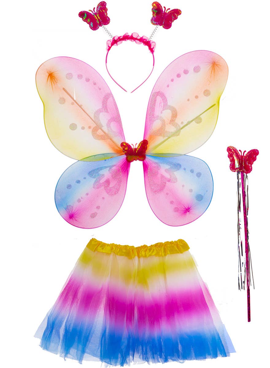 Girls Rainbow Fairy Accessory Set - Main Image