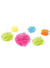 Image of Rainbow Fluffy Tissue Balls Party Decoration