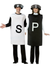 Black and White Salt and Pepper Shaker Couples Costume for Adults
