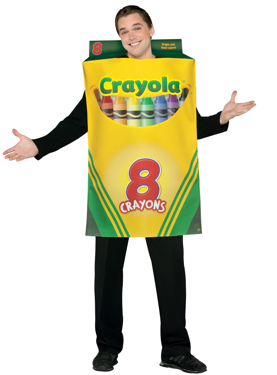 Colourful Crayon Box Costume for Adults