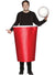 Adults Red Beer Pong Cup and Ball Costume