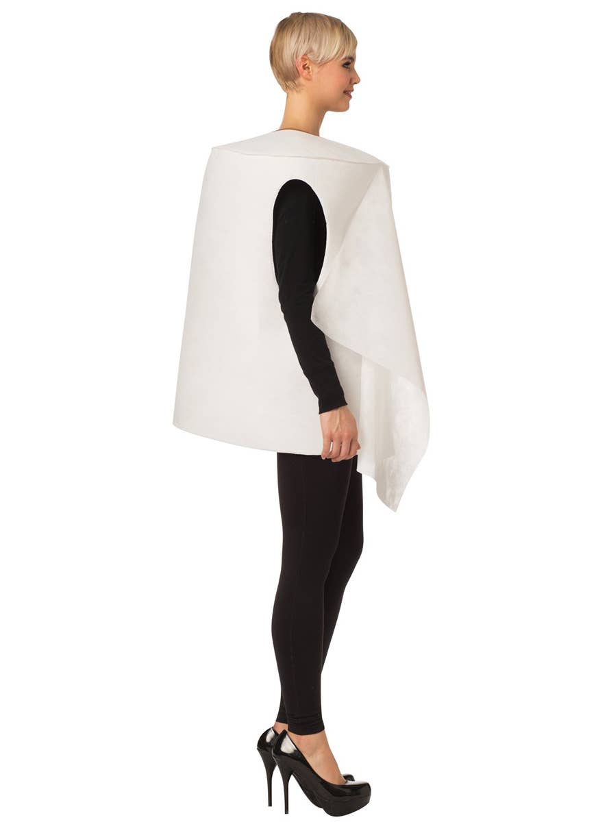 Funny Toilet Paper Roll Costume for Adults - Side Image