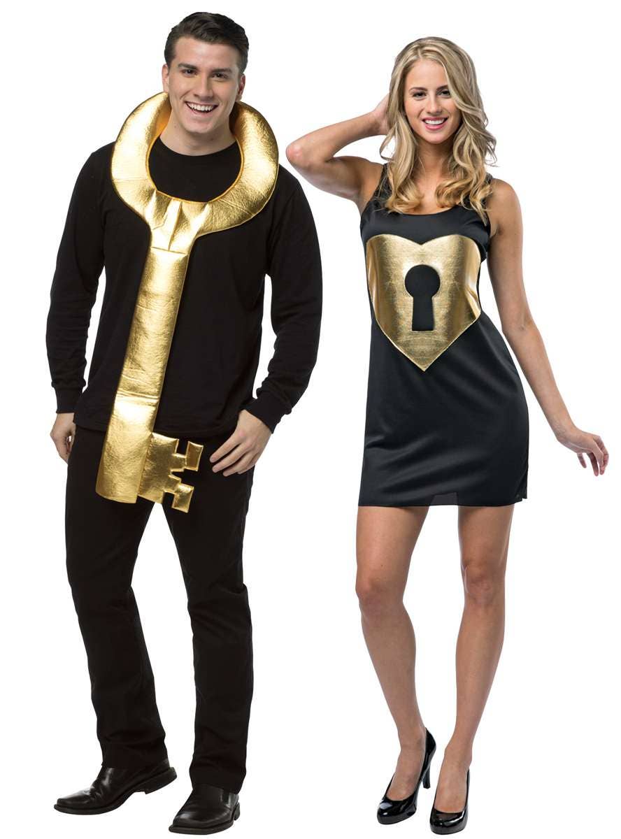 Key and Lock Adults Funny Couples Costume