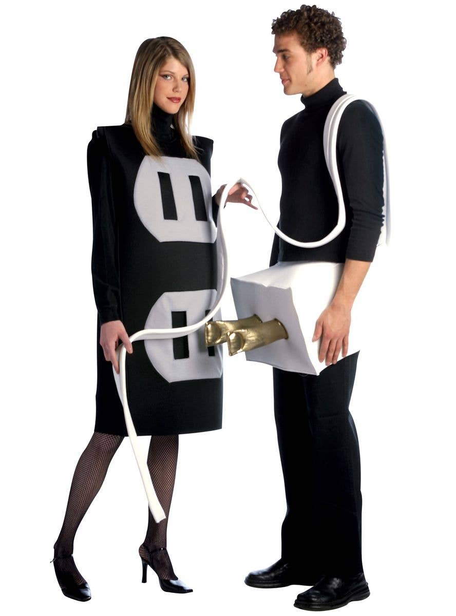 Adults Funny Plug and Socket Couples Costume
