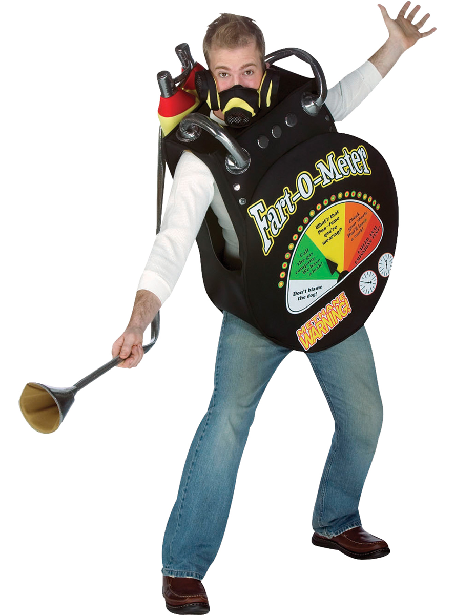 Fart-O-Meter Adults Funny Fancy Dress Costume