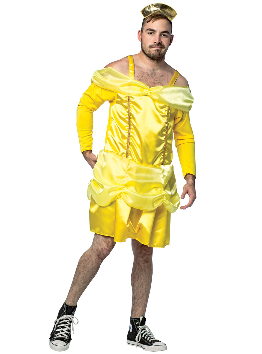 Mens Funny Beauty and the Beast Belle Costume