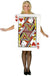 Womens Queen of Hearts Playing Card Costume - Main Image