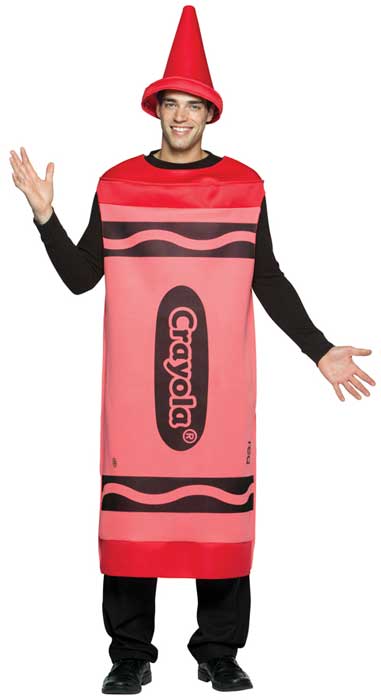 Novelty Red Crayola Crayon Costume for Adults - Main Image