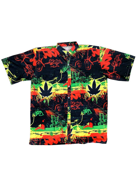 Image of Jamaican Colours Men's Printed Costume Shirt