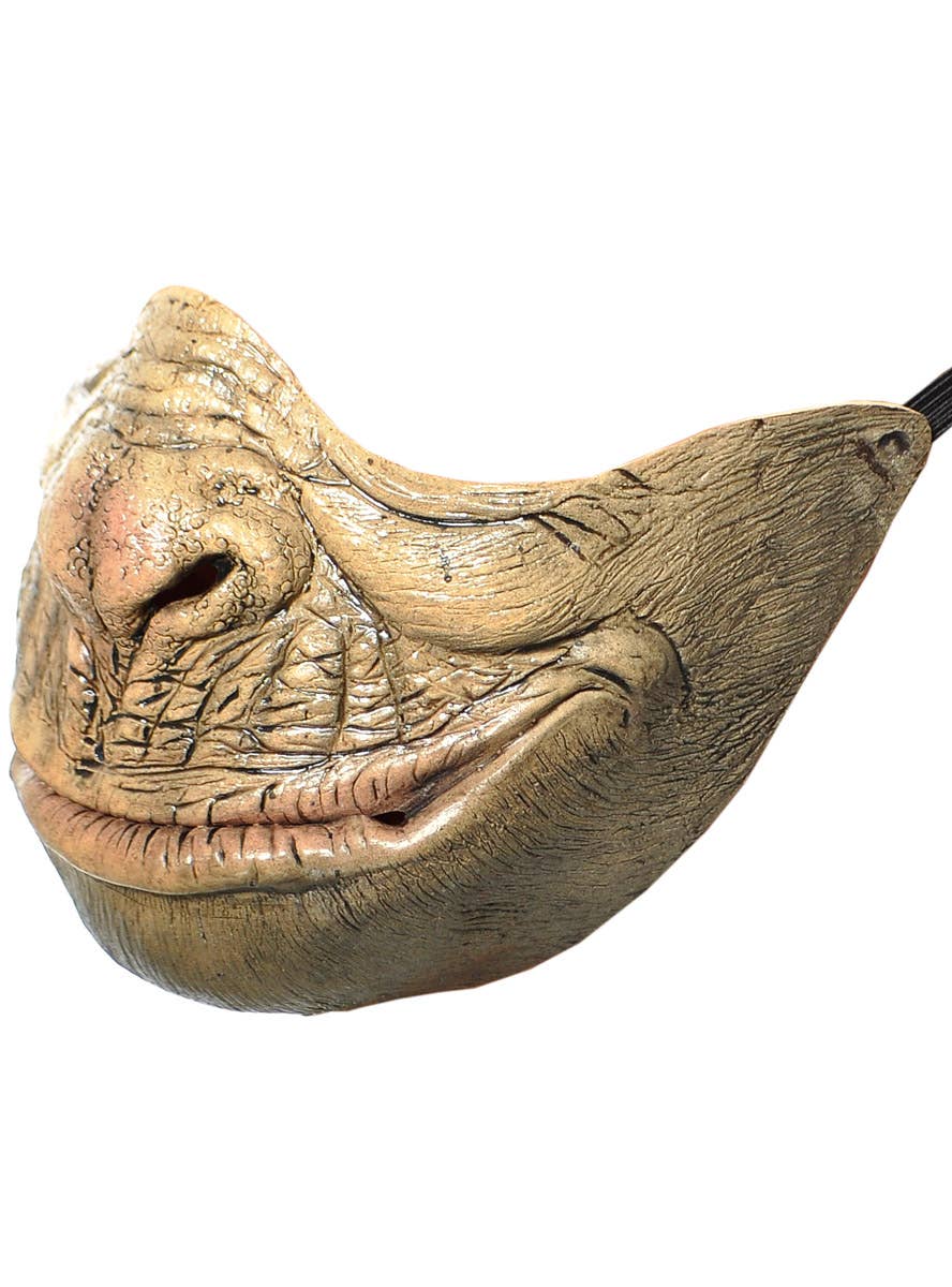 Image of Realistic Chimp Mouth Latex Costume Mask - Side Image