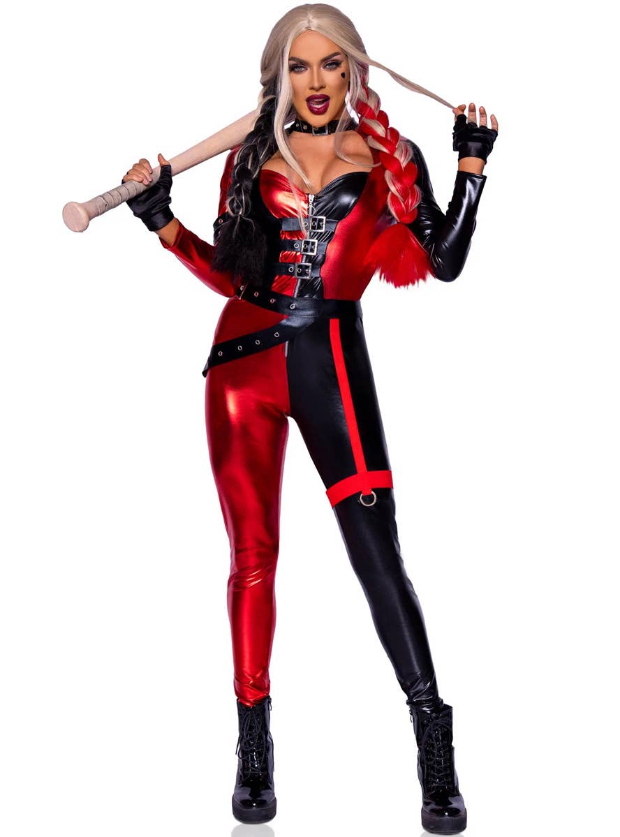 Image of Chaos Cutie Women's Sexy Harley Quinn Costume - Front View