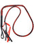 Image of Long Red and Black Harlequin Whip Costume Weapon - Main Image