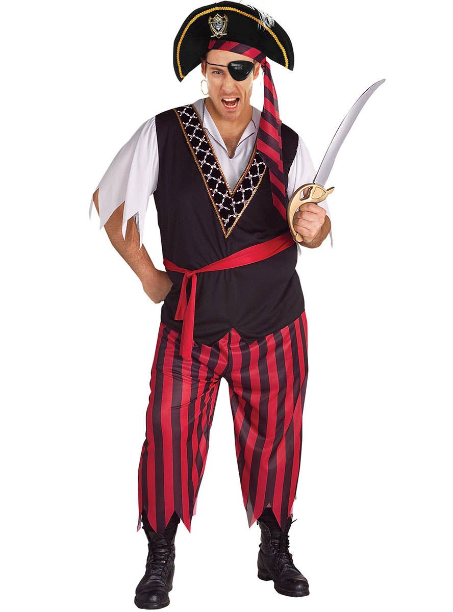 Image of Plundering Pirate Plus Size Men's Costume