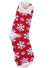 Image of Red and White Snowflakes Kids Novelty Christmas Socks