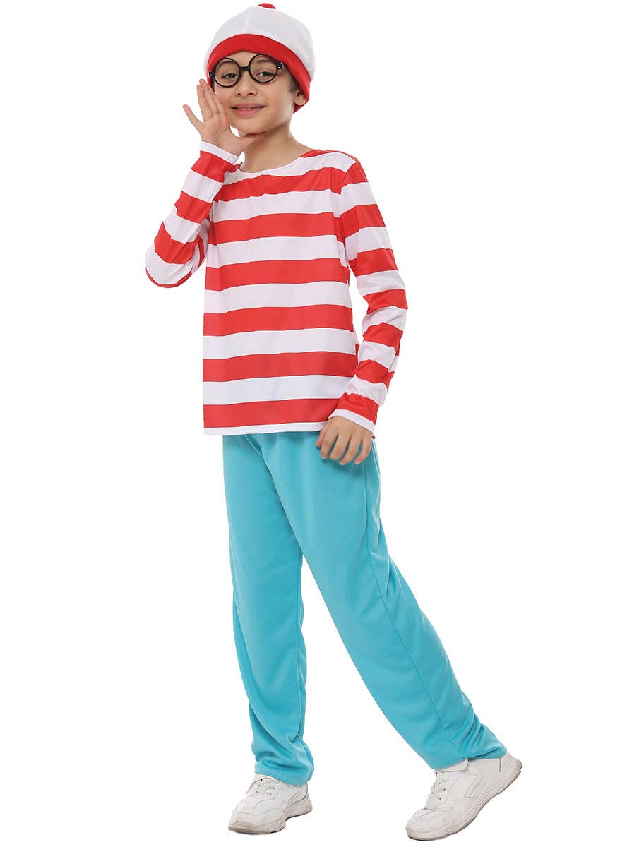 Image of Where's Wally Boy's Classic Book Week Costume - Alternate View