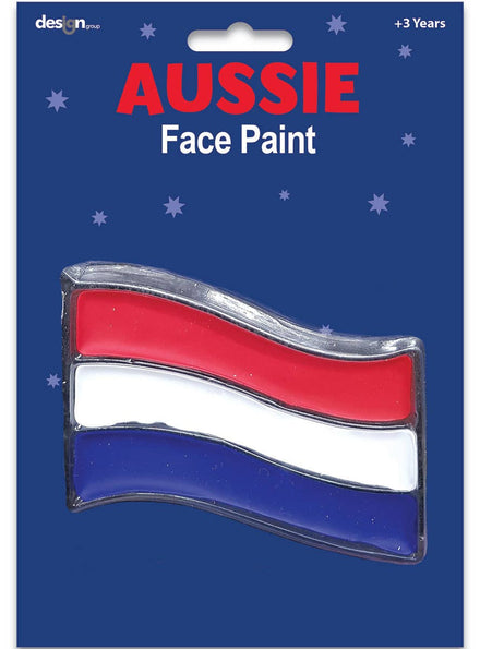 Image of Aussie Red White and Blue Fact Paint