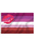 Image Of Large Lipstick Lesbian Pride Colour Flag Decoration