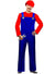 Image of Super Red Plumber Mens Plus Size Game Character Costume
