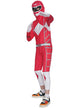 Image of Mighty Red Boy's Morphing Ranger Costume Jumpsuit - Front View