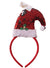 Image of Mini Red Sequin Santa Hat Christmas Headband