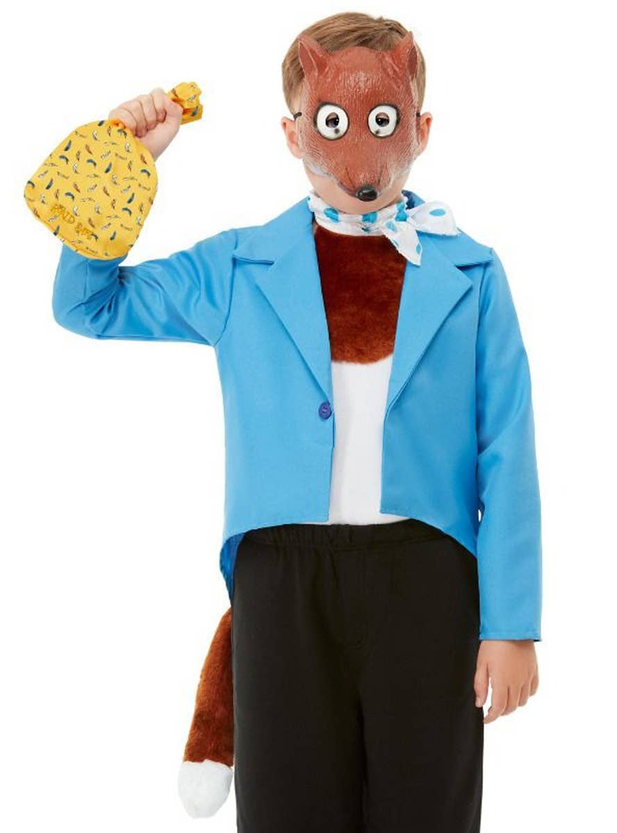 Image of Instant Fantastic Mr Fox Kids 4 Piece Costume Kit - Alternate Front View