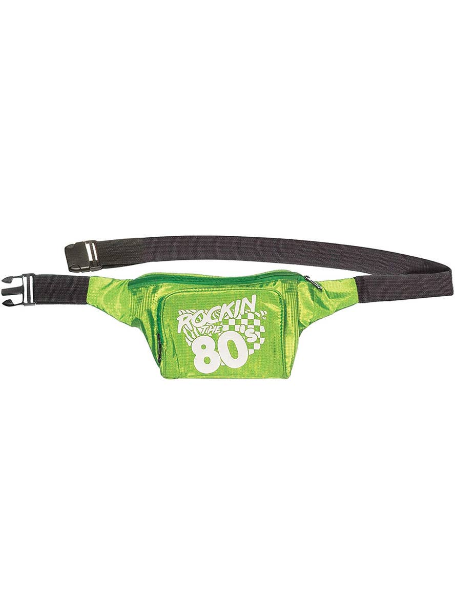 Image of Rockin the 80s Green Bumbag Costume Accessory