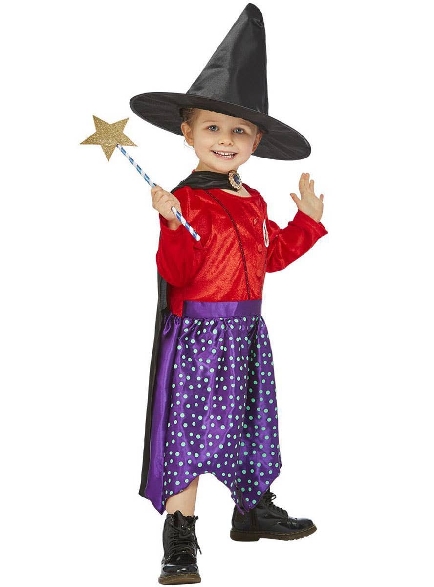 Image of Room On The Broom Witch Girls Book Week Costume - Alternate Front Image