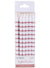 Image of Striped Pink and White 12cm Pack of 12 Candles