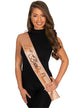 Image of Glittery Rose Gold 21st Birthday Queen Party Sash