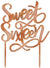 Image of Sweet 16 Rose Gold Cake Topper