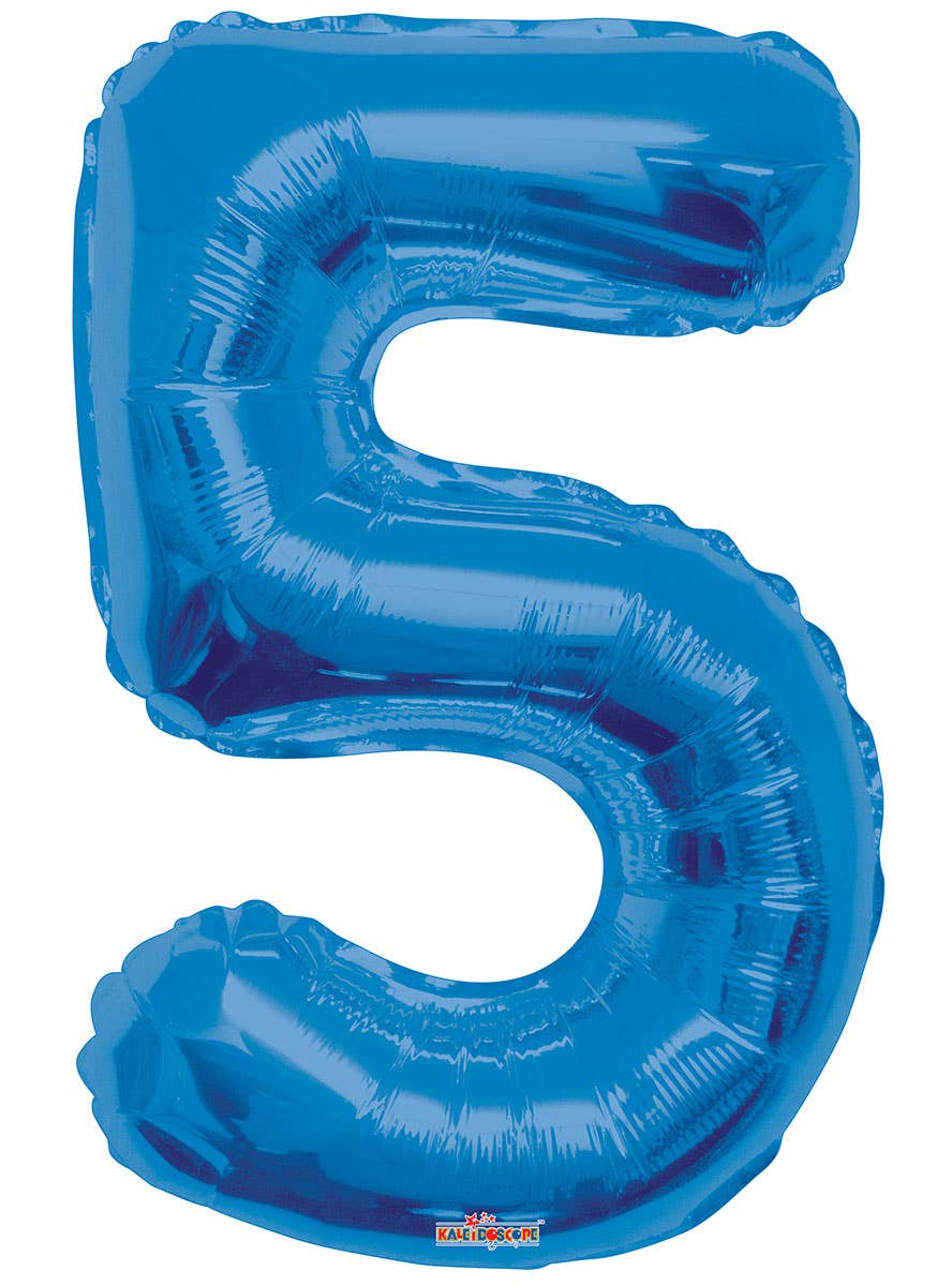 Image of Royal Blue 87cm Number 5 Party Balloon