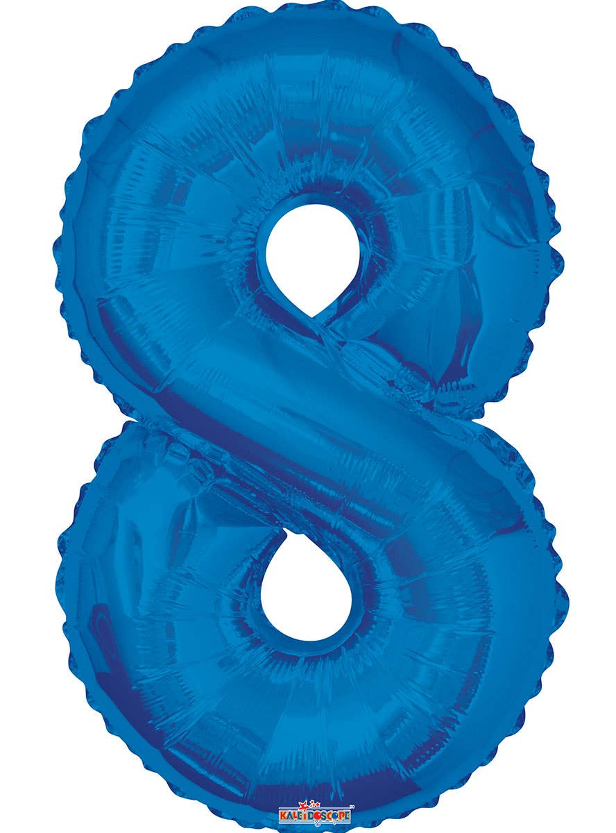 Image of Royal Blue 87cm Number 8 Party Balloon