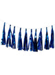 Image of Metallic Royal Blue 9 Pack 35cm Tassels - Main Image
