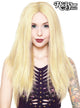 Premium Lace Front Long Straight 24" Womens Light Blonde Mix Wig - Front Image
