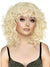 Womens Blonde Extra Curly Fashion Wig with Curly Fringe