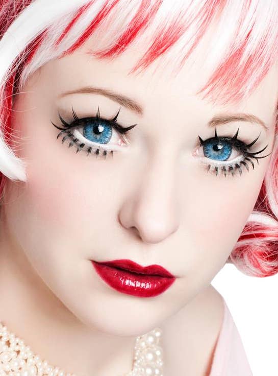 Spiked Black Lashing Out Loud Rock-A-Lash False Eyelashes Main Image